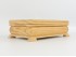 Pine box 23.5x16x8 cm. with shape and legs Ref.1168