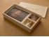 Wooden photo box 20x15 with divider and frame Ref.P1454MS2