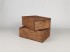 Aged pine wood box 17.5x12.5x6.5 with Sliding lid Ref.PF1015T