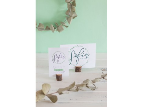 Taco tronquito de madera c/ranura Ref.1010