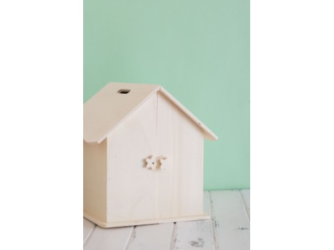 Wooden dollhouse with furniture Ref.AR15702