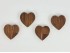 PenDrive de madera Oscura Corazón con imán Ref.USBCH7