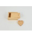 PenDrive Heart Pack + Natural Box Ref.Pack1002CH6
