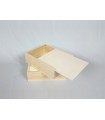 Pine wood box 29x24x7 cm. with sliding lid Ref.PF2025