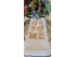 Llavero de madera haya con inicial 4 cm. Ref.PLF2C