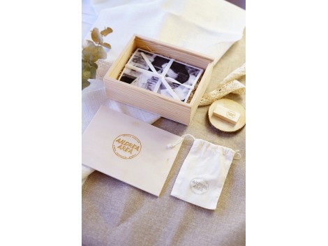 Pine wood box 29x24x7 cm. with sliding lid Ref.PF2025