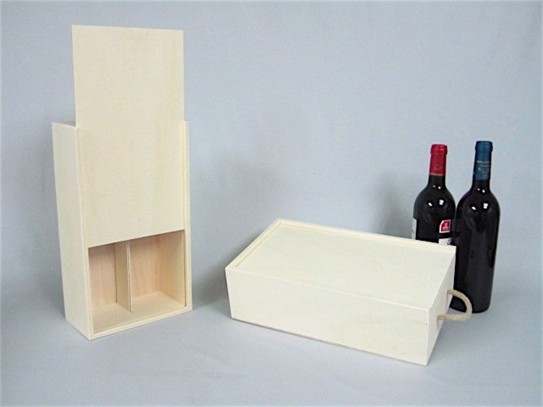 Cajas de madera para vino  2 Botellas