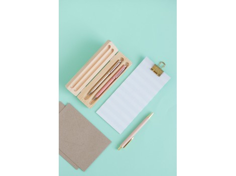 Pine box for 2 pens Ref.P197C03