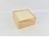 Pine wood box 22x22x12 cm. with sliding cover Frame Ref.99