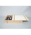 Caja pino 6 Botellas de vino Tipo embalaje Ref.6botTE