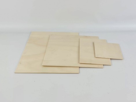 Tapas de madera Natural para Cajas Ref. TapaN