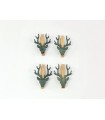 Wooden clothespin with deer head Ref.OP820512