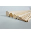 Round wooden stick various diameters Length 1 m.