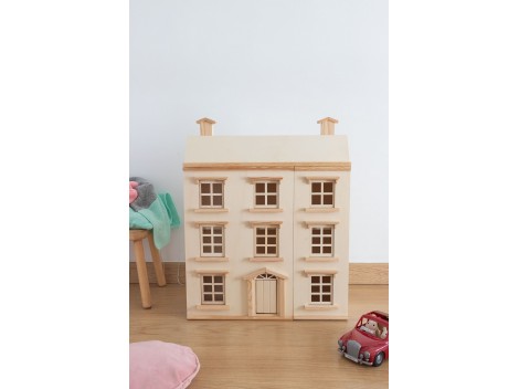 Casita de muñecas de madera rústica Ref.AR12431