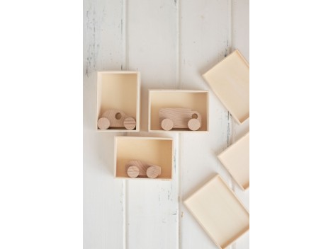 Coches de madera minis 3 uds. Ref.CCJD81