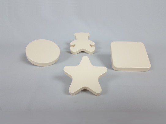 Children's handles 7 cm. BEIGE