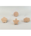 Children's handles 8 cm. NATURAL