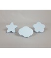 Children's handles 8 cm. LIGHT BLUE