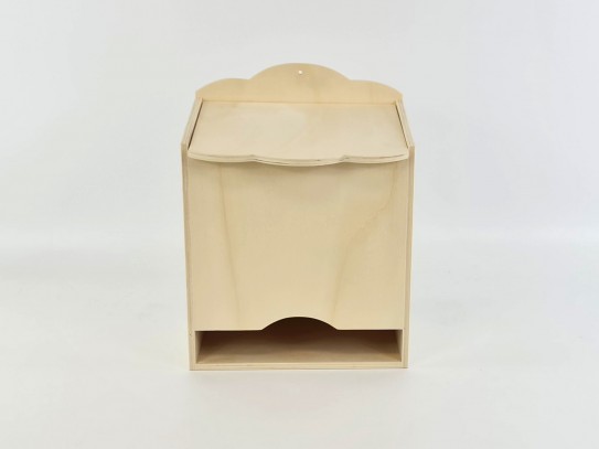 Wooden box 33x25x20 cm. for diapers Ref.P1681