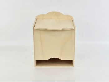 Wooden box 33x25x20 cm. for diapers Ref.P1681