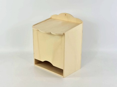Wooden box 33x25x20 cm. for diapers Ref.P1681