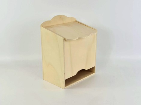 Wooden box 33x25x20 cm. for diapers Ref.P1681