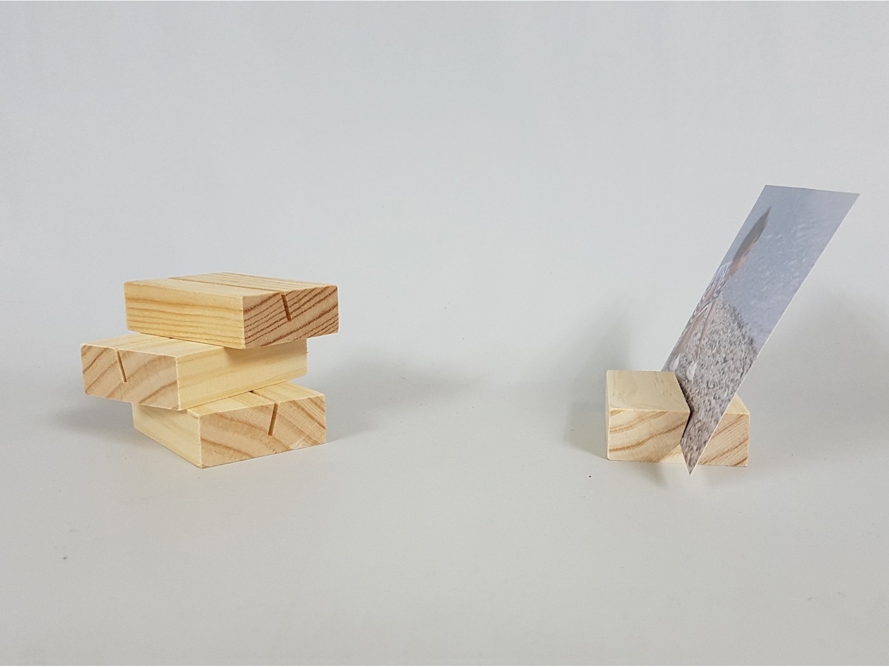 Tacos de madera (estriados), Multicolor : : Bricolaje y  herramientas