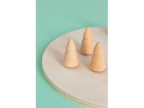 Mini wooden Christmas tree to decorate Ref.OP572796