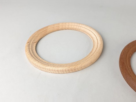 Aro de madera con perfil interior Ø10 cm. Ref.137