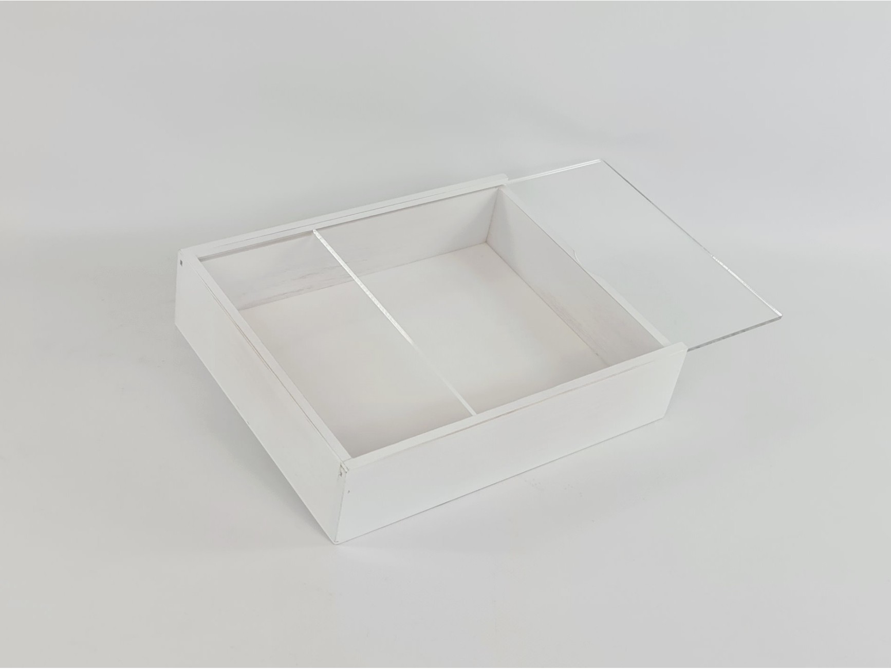 Caja de metacrilato con tapa 20x20x20 cm, MarcoEstil