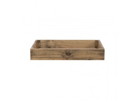 Caja Fruta Envejecida 50x30x7,5 cm. 1 lama Ref.D2019