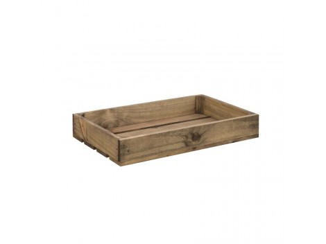Caja Fruta Envejecida 50x30x7,5 cm. 1 lama Ref.D2019