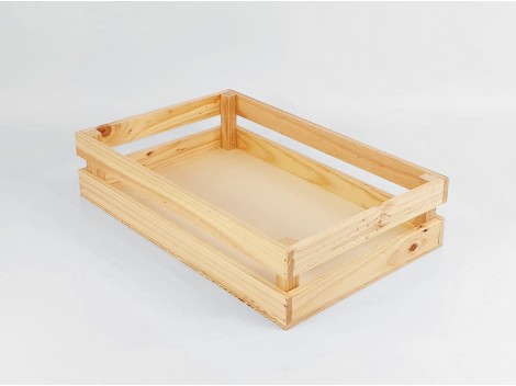 Caja Cesta natural 48x30x11 cm. Ref.T0628
