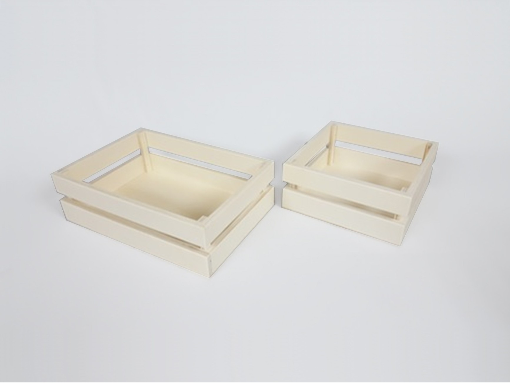 Caja Cesta de madera pequeña 2 medidas Ref.P50C14 - Mabaonline