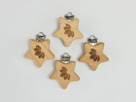 Pinza clip estrella para cadena Ref.R2902