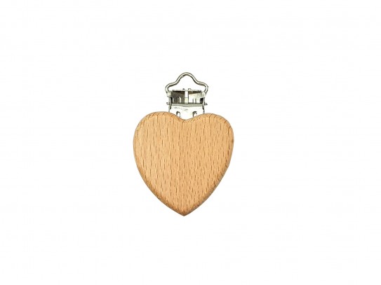 Pinza clip corazón para cadena Ref.R2903