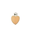 Pinza clip corazón para cadena Ref.R2903