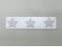 Perchero pared 2,3 y 4 colgadores Estrellas Gris Ref.3020