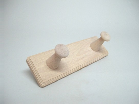 Clothes rack beech 2 knobs REF.855