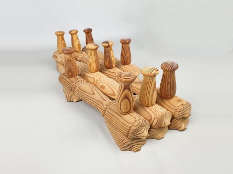 Percha extensible 10 colgadores Ref.900