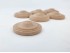 Wooden ceiling light, dove-tail shape, Ø3 cm. Ref. 2351A