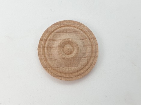 Aplique plafón de madera pecho paloma Ø3 cm. Ref.2351A