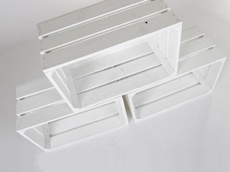 Caja Fruta Blanca 50x30x25 cm. Ref.D2017