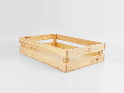 Natural basket box 48x30x11 cm. Ref.T0628