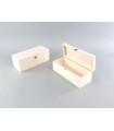 Caja de madera 27x11x10 cm. c/bisagra y broche Ref.C42