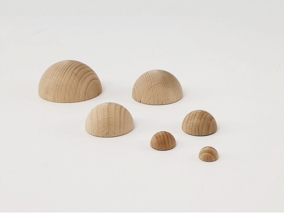 Crazyfly 68 Cuentas De Madera Con Cara Sonriente, 20 Mm, Redondas