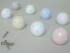 Tiradores infantiles Bola Color 40 mm. Lunares Blancos