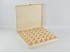Wooden box 40x33x6 cm. with 36 interior divisions Ref.1557