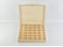 Wooden box 40x33x6 cm. with 36 interior divisions Ref.1557