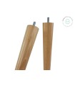 Pata de madera cónica Barnizada L32 cm. Ref.SL2849